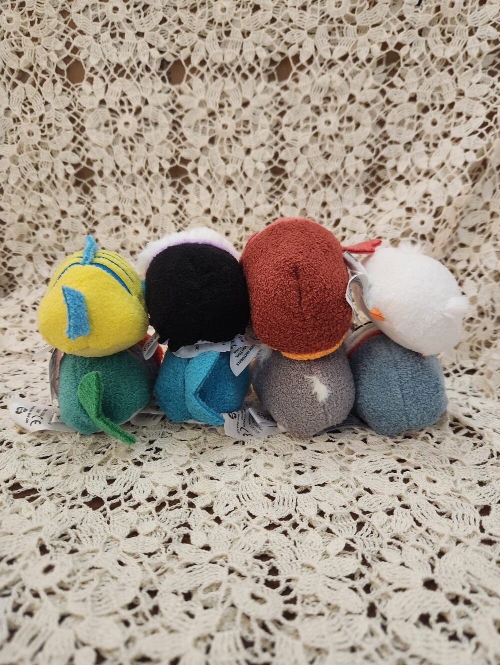 Disney Tsum Tsum The Little Mermaid collection Mini Plush Toy Set Of 8 - Picture 2 of 11